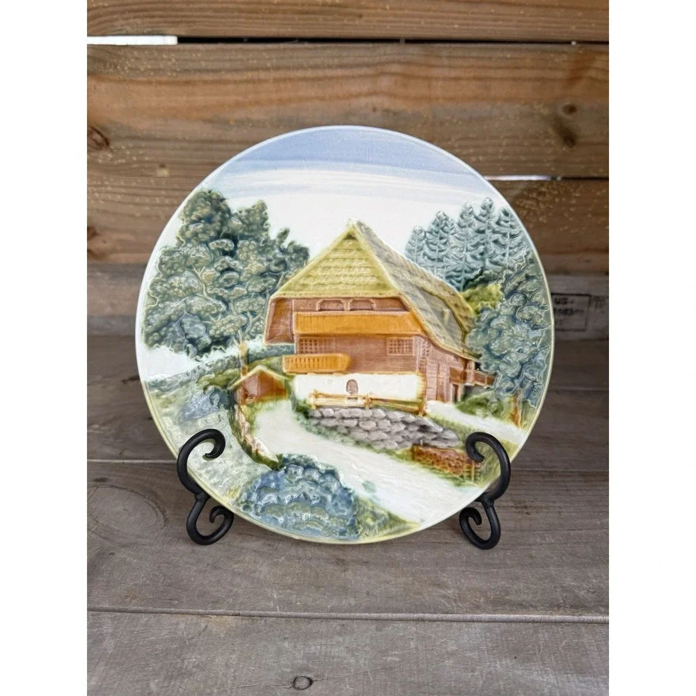 Decorative Plate Country Cottage Made in‎ Germany Ready to Hang 9